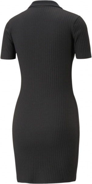 Сукня Puma CLASSICS RIBBED V-COLLAR DRESS 53805601 р.XL чорний