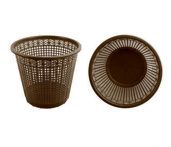 Корзина для бумаги Сетка коричневый 