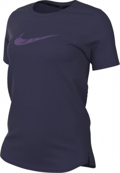 Футболка Nike W NK DF SWOOSH HBR SS TOP FB4696-555 р.L синій