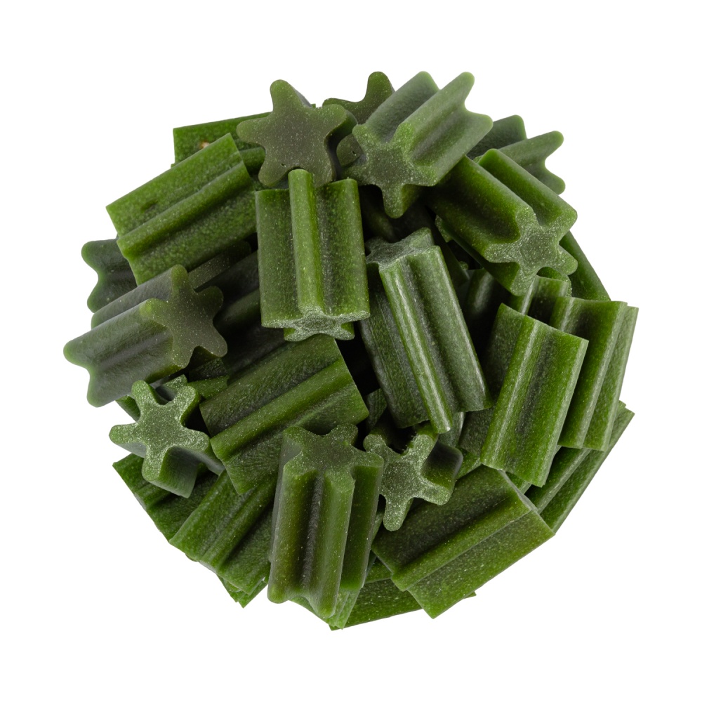 Лакомство Waudog Стоматологические палочки со вкусом шпината и ванили 100 г