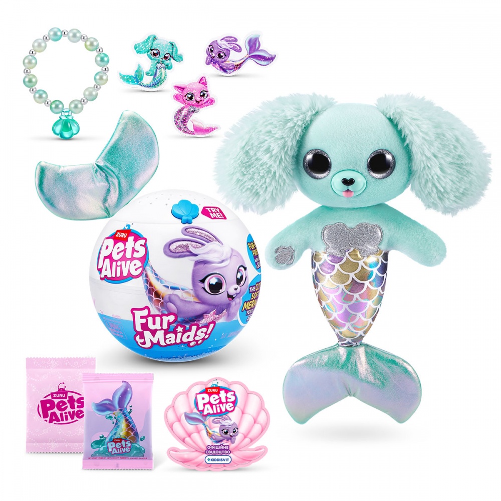 Интерактивный игровой набор Pets & Robo Alive серии Furmaids – Щенок Даззи 9555D