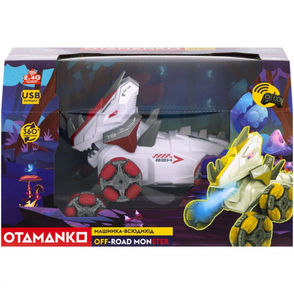 Автомобіль на радіокеруванні OTAMANKO Трюковий всюдихід OFF-ROAD MONSTER червоний 532.02.52