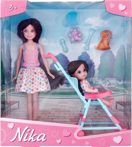 Игровой набор Numo Toys Ника и Кира на прогулке