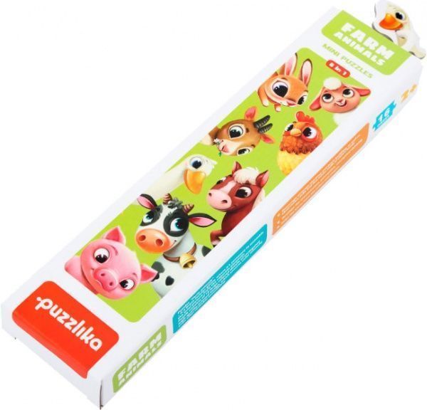Пазли картонні Puzzlika Тварини ферми
