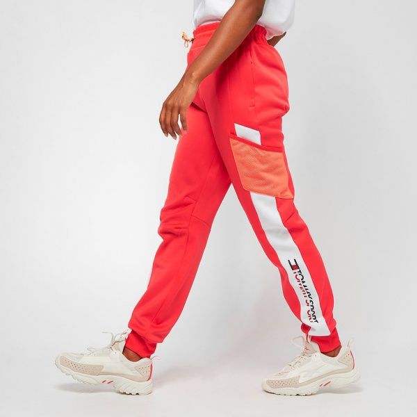 Брюки Tommy Hilfiger BLOCKED FLEECE JOGGER CUFF S10S100253603 р. S красный