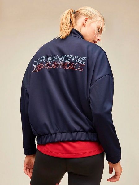 Джемпер Tommy Hilfiger DOUBLE KNIT JACKET S10S100369406 р. S темно-синий