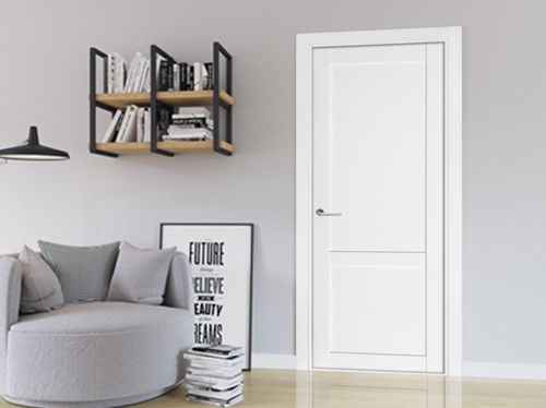 Дверное полотно ПВХ Terminus Кантри №1 700 мм белый 