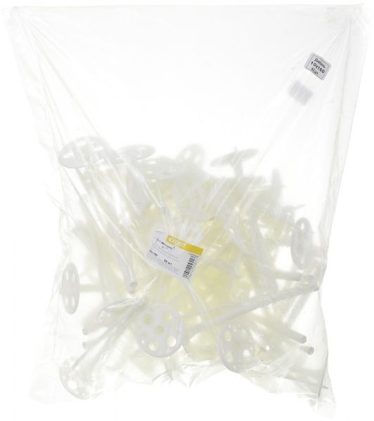 Дюбель для теплоизоляциидля пенопласта с удлиненной зоной распора 10x160 мм 50 шт. Expert Fix