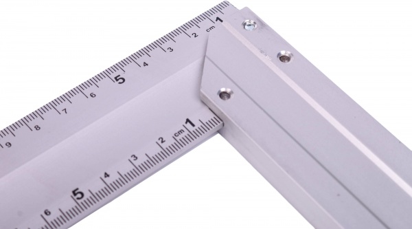 Угольник Compass 500 мм анодированный 90 две шкалы К-500