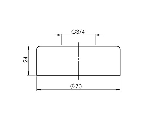 Эксцентрик Rubineta Lux с тарелочкой для моделей Thermo/Ultra