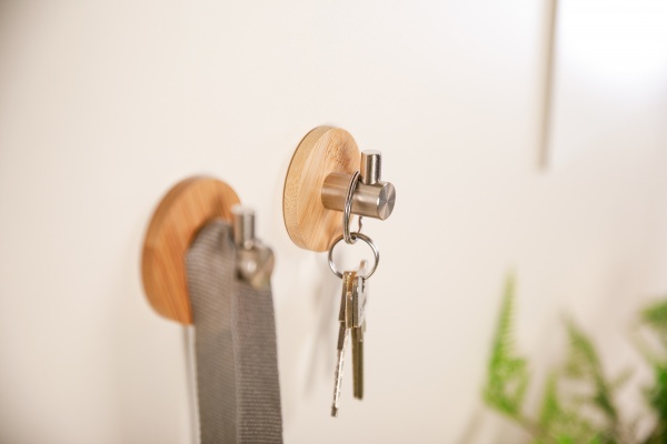 Набор крючков Axentia Bonja 4 шт. нерж/бамбук 133877