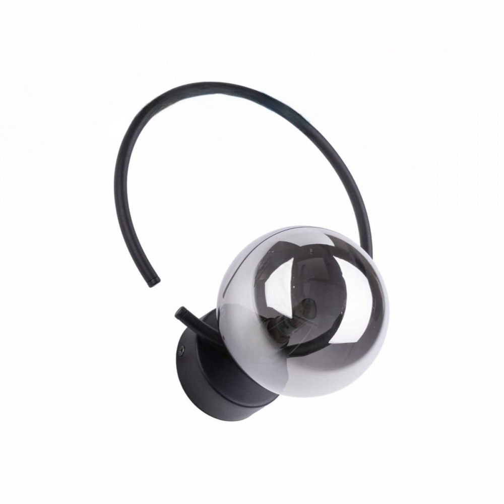 Бра TK Lighting Anabelle 1xG9 черный/дымчатый прозрачный 5256