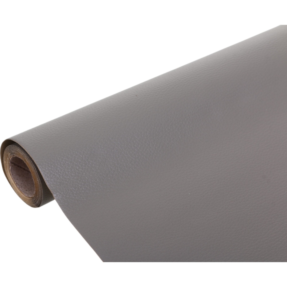Самоклеющаяся экокожа Vivendi серая 0,5x1,35 м
