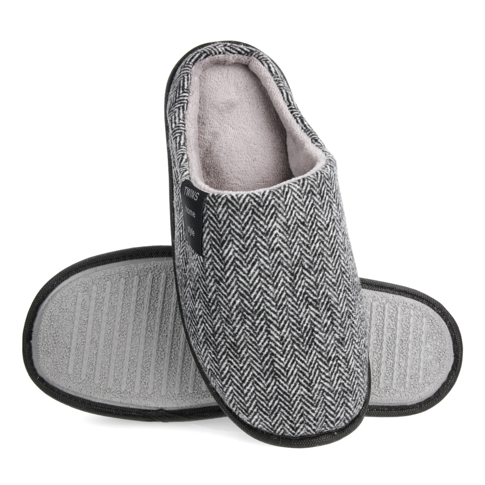 Тапки домашние Twins ELEGANT р.42/43 серый