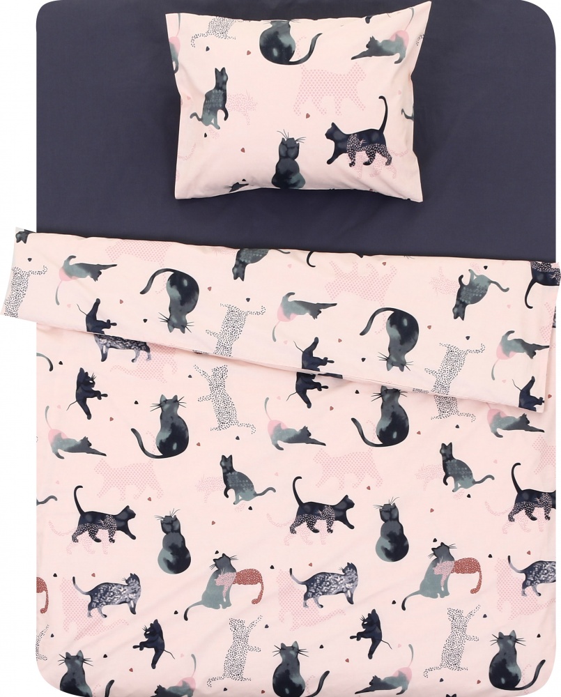 Комплект постельного белья 1.5 CATS мультиколор