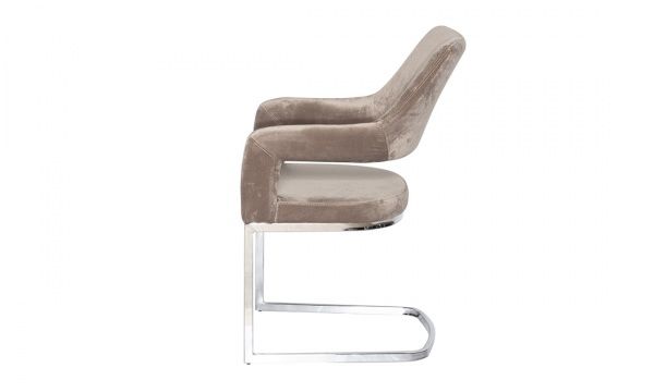 Стілець обідній Берналь C2101 620х560х940 мм хром/бежевий