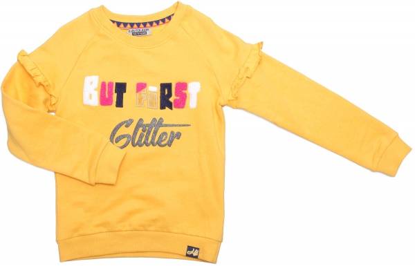 Свитер для девочки DJ Dutchjeans р.122 желтый D36022-45 