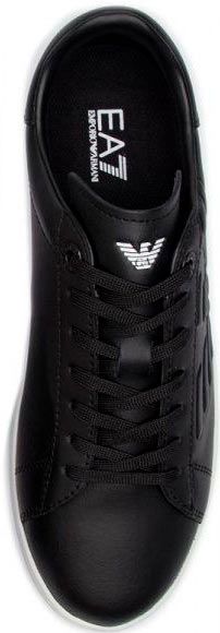 Кроссовки EA7 Leather sneaker X8X001-XCC51-00002 р.US 7,5 черный