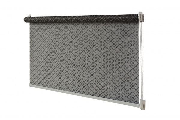 Ролета мини Gardinia Джаспер 57x170 см серая 