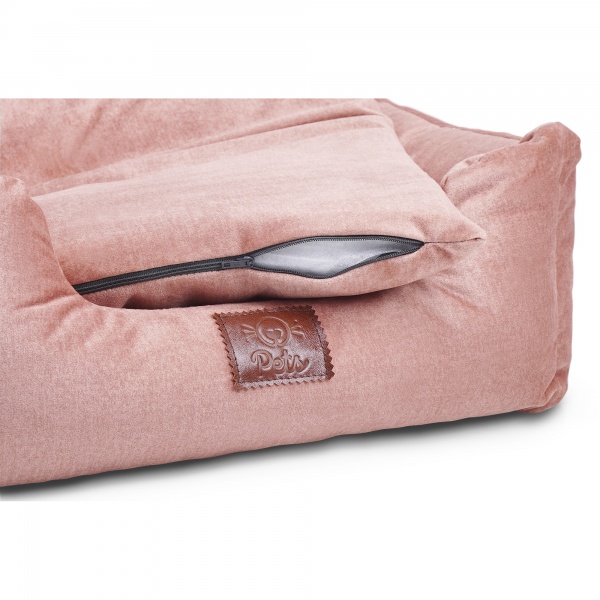 Лежак Pets Хепинес розовый 40x50 см