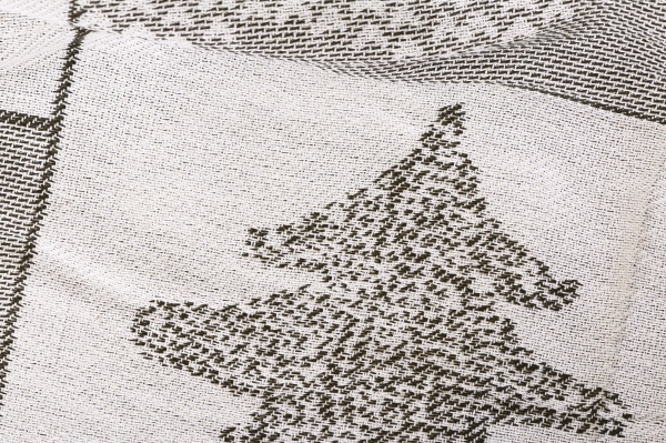 Плед дизайн 8 Рождественская коллекция 140x200 см серый с рисунком Ярослав 