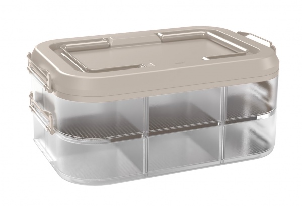 Контейнер с двумя отделениями CULINARIA 40x28x17,8 см latte Banquet
