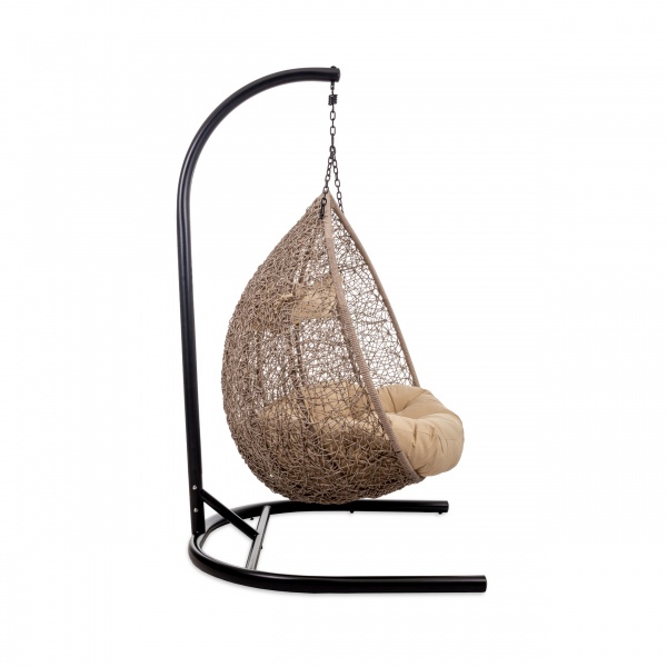 Кресло-кокон Trend с подушкой 124х75х122 см бежевый