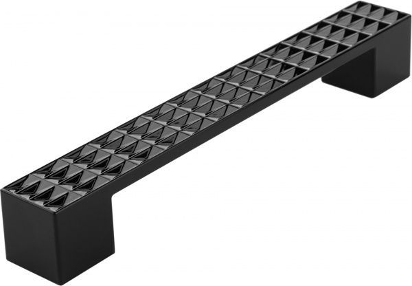 Меблева ручка 160 мм чорний Poliplast 0303DVE BL