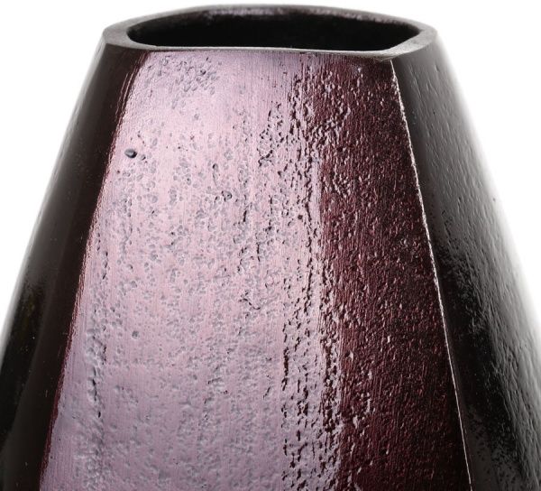 Ваза алюминиевая коричнево-золотая 16x31 см PANACHE