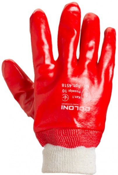 Рукавички Doloni нейлонові з покриттям ПВХ XL (10) 4518