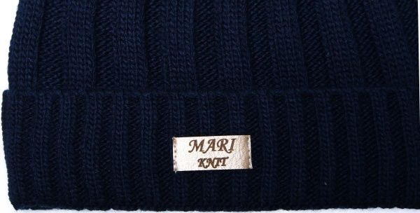 Шапка Mari-Knit 0819 р.52-54 темно-синий 