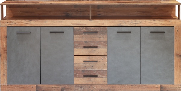 Комод KAWA XXL 1900x954x319 мм олд стайл темный/матера