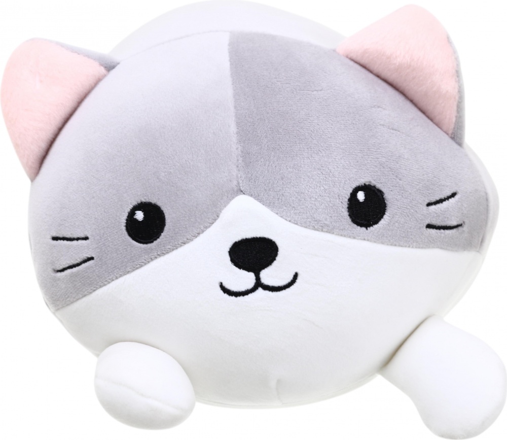 Подушка-іграшка HW Киця сірий DT230349