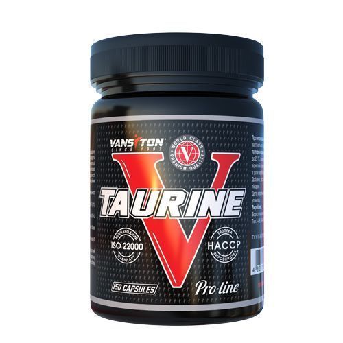 Аминокислота Vansiton Taurine 120 г 150 капс. 
