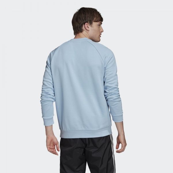 Світшот Adidas TREFOIL CREW FM3782 р. S блакитний