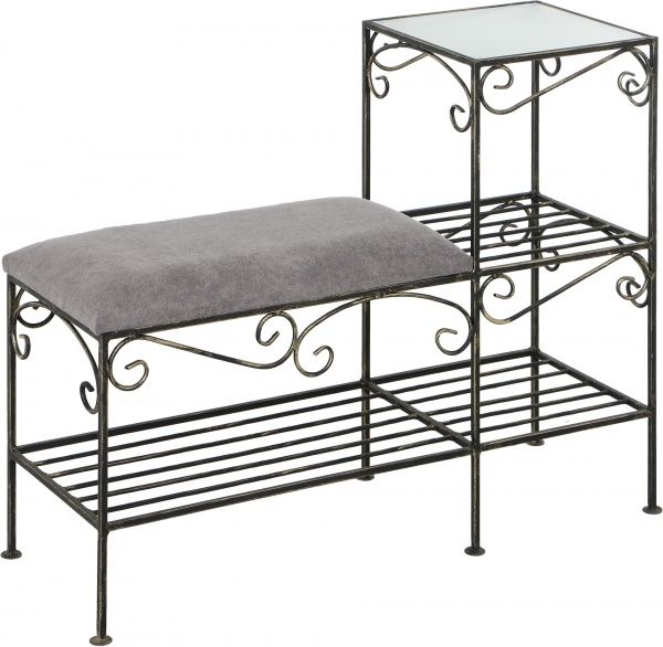 Підставка для взуття Мікс 900x320x700 мм чорний 