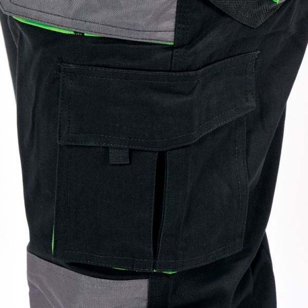 Полукомбинезон рабочий YATO р. L YT-80172 черный с серым