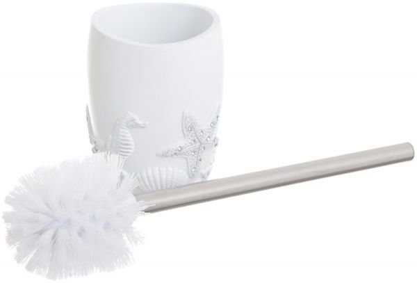 Йоржик для унітаза Luna sea білий