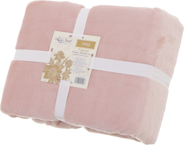 Плед Evening sand 200x220 см розовый La Nuit 