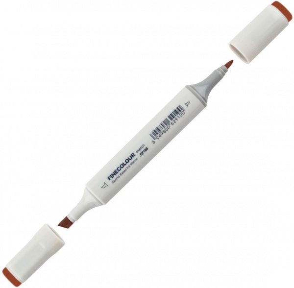 Маркер спиртовой FINECOLOUR Sketch EF100-166 оранжево-коричневый 