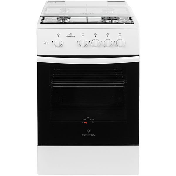 Плита газовая Greta GG 5772 MG 33 (W) (1470-00-07АА белая)