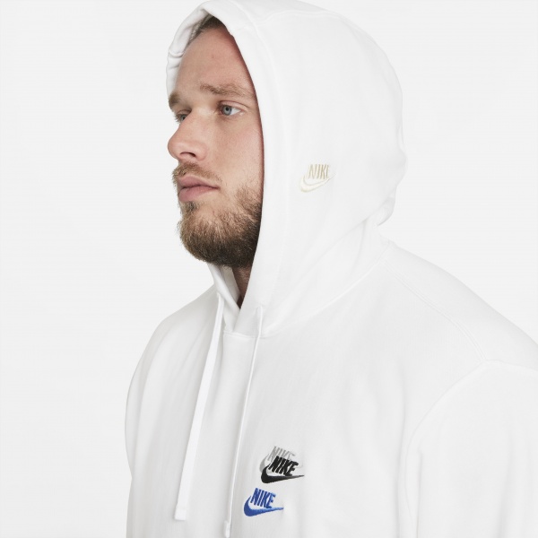 Джемпер Nike M NSW SPE+ FT PO HOODIE M FTA DD4666-100 р. S білий