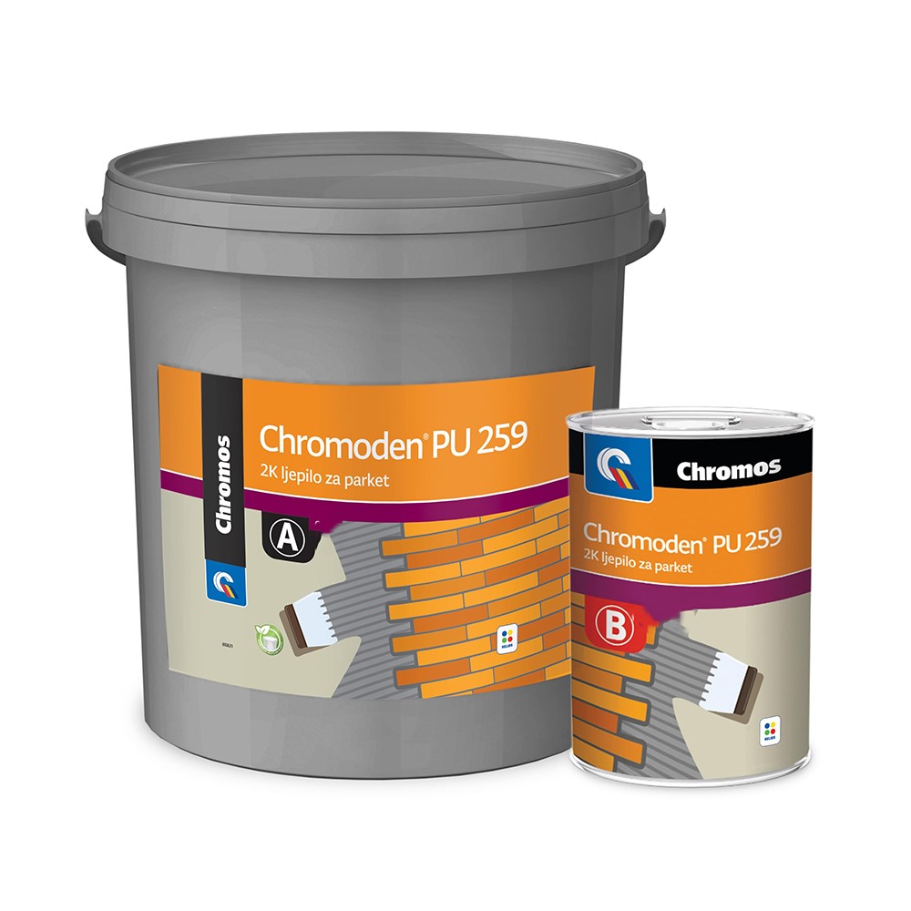 Клей для паркета Chromoden PU 259 комп.А эпоксидно-полиуритановый 13 кг