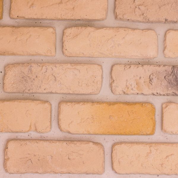 Плитка бетонная прямая Саватекс Декор Кирпич античный бежевый 0,5 кв.м 