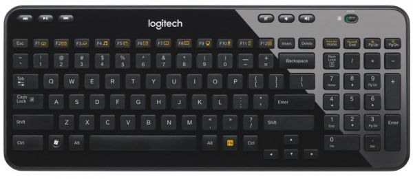 Клавіатура Logitech Wireless Keyboard (920-003095) K360 black 