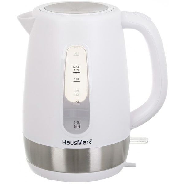 Электрочайник HausMark EK-1712 белый 