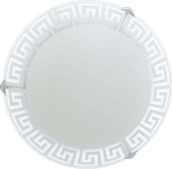 Светильник настенно-потолочный УТ Сяйво НПБ Греция 2x60 Вт E27 белый 3006 