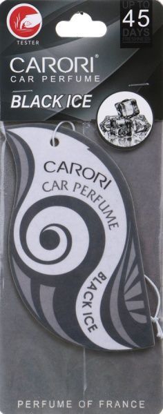 Ароматизатор підвісний Carori U-0037 чорний лід