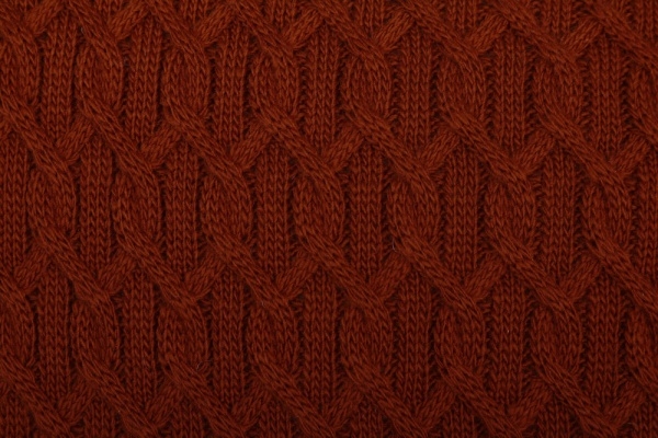 Подушка вязаная chains 08 30x45 см кирпичный 