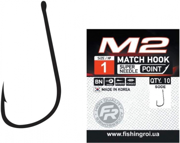 Крючки Fishing ROI Match M2 sode №4 10 шт. 217-01-004
